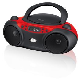 Sporty CD and Radio Boombox - Red - BC232R | GPX