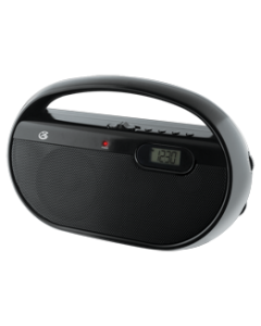 Listen to your favorite tunes anywhere you want to go with the GPX R602B portable clock radio. Including multiple functions including an AM/FM radio, a digital clock and a telescopic FM antenna. 