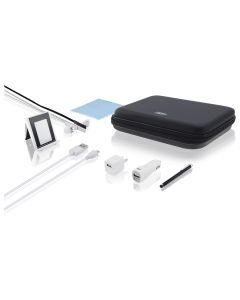 Make the most out of your tablet experience with this 9-piece accessories kit. Protect your tablet with a carrying case, and cleaning cloth. Enhance your tablet experience with a stand, touchscreen stylus, and earbud headphones. Power-up your tablet from a computer, at home, or in the car with the included power adapters.