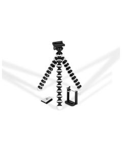 Designed for taking photos or videos on the go, this lightweight tripod offers 360 degree pan and 90 degree tilt so you can get the perfect, steady shot every time.