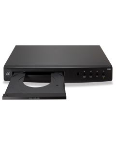 DVD Player with HDMI Convert - DH300B, Closed DVD Player, Black DVD Player, Angled DVD Player