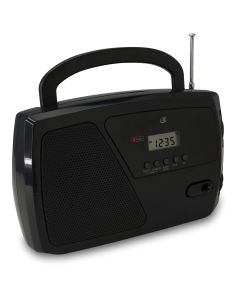 AM/FM Portable Short Wave Radio - R633B, Black Short Wave Radio