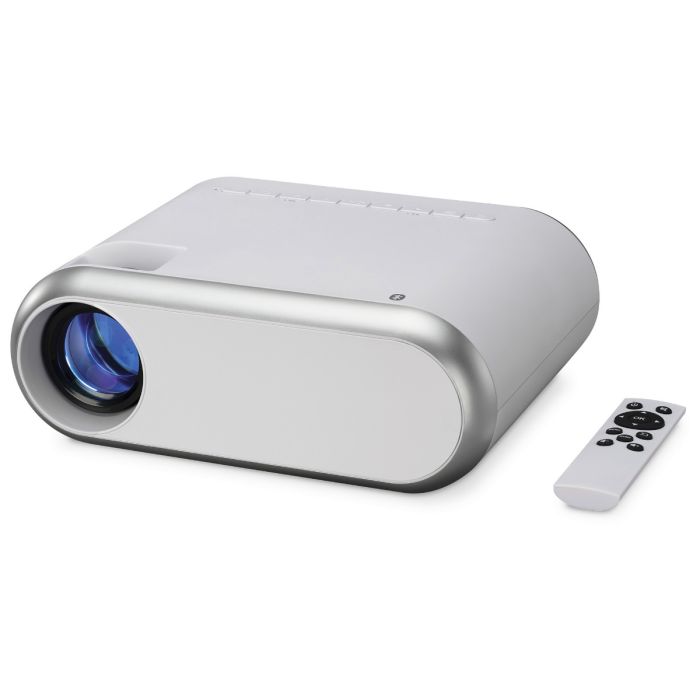 GPX PJ300VP LED Projector with Bluetooth, Screen Included Black