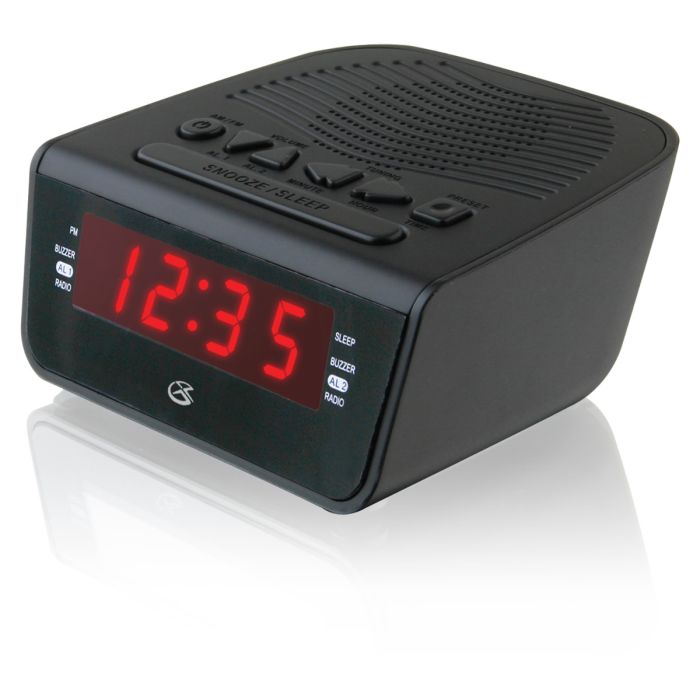 Dual Alarm Clock Radio, C224B | GPX